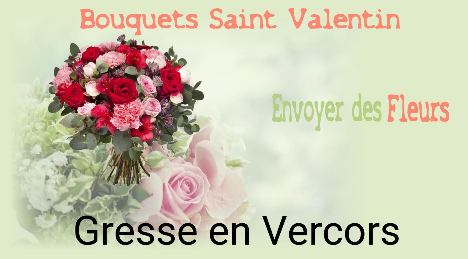 Roses de Saint-Valentin livrées à Gresse-en-Vercors